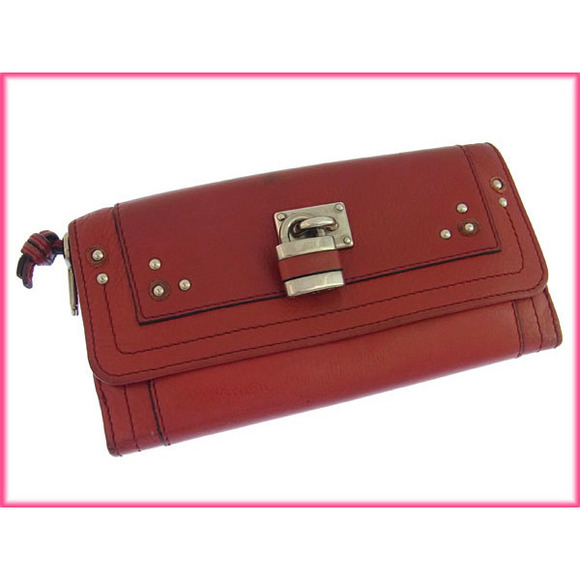 Chloe Wallet bifold long Paddington red - Picture 1 of 6